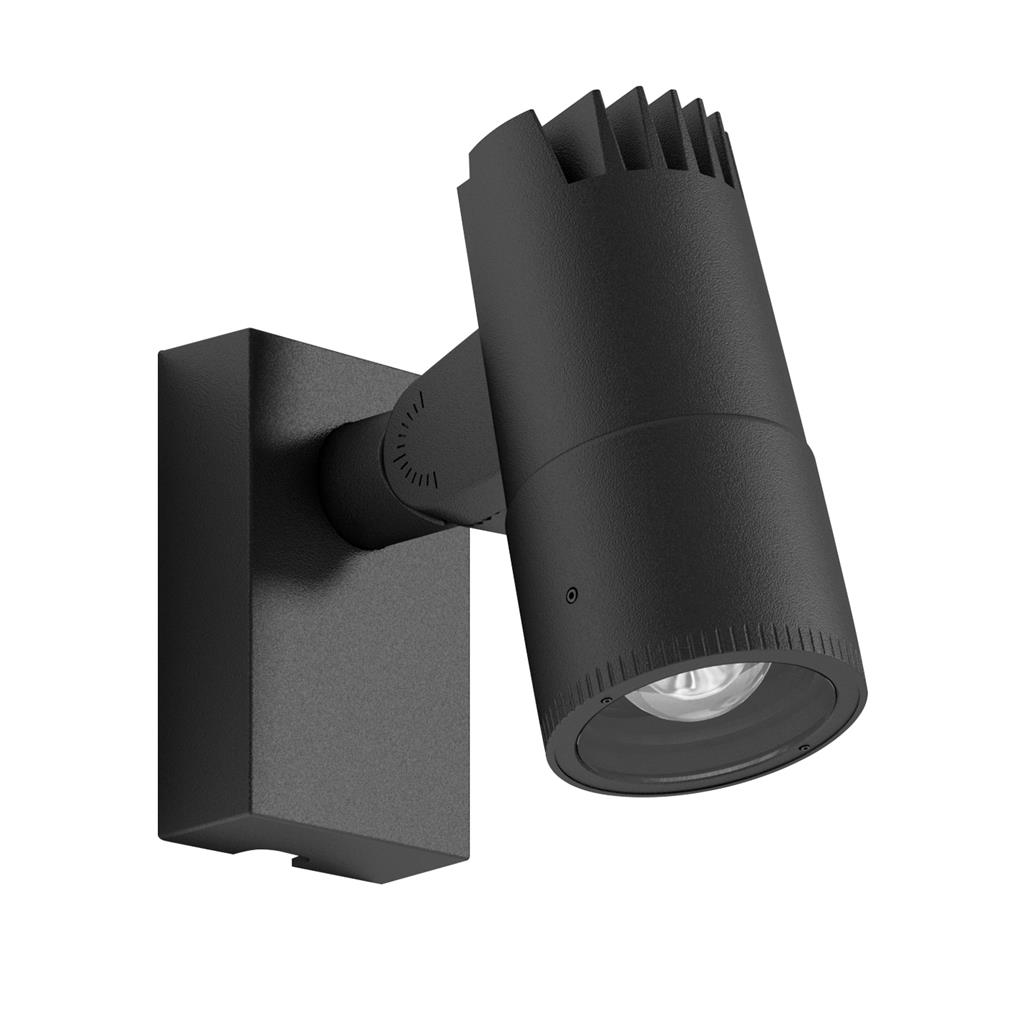 Kira Adjustable Black Flood Light