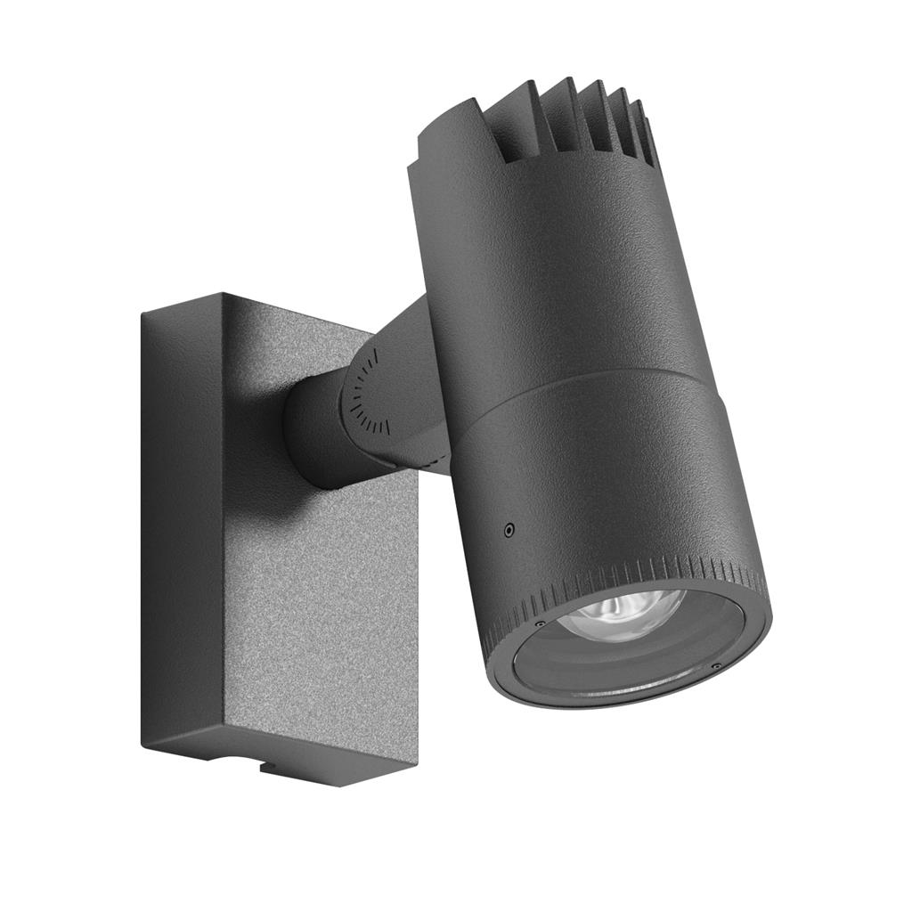 Kira Adjustable Dark Grey Flood Light