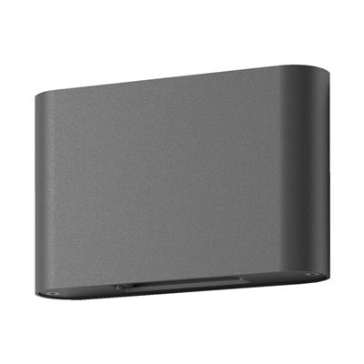 Sierra Dark Grey Rounded Box Two Way Wall Light