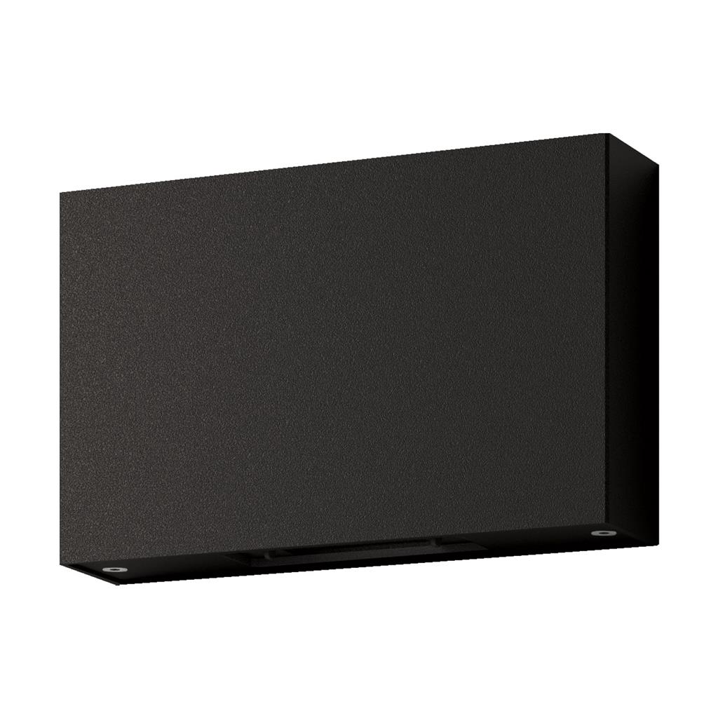 Sierra Square Black Two Way Wall Lamp