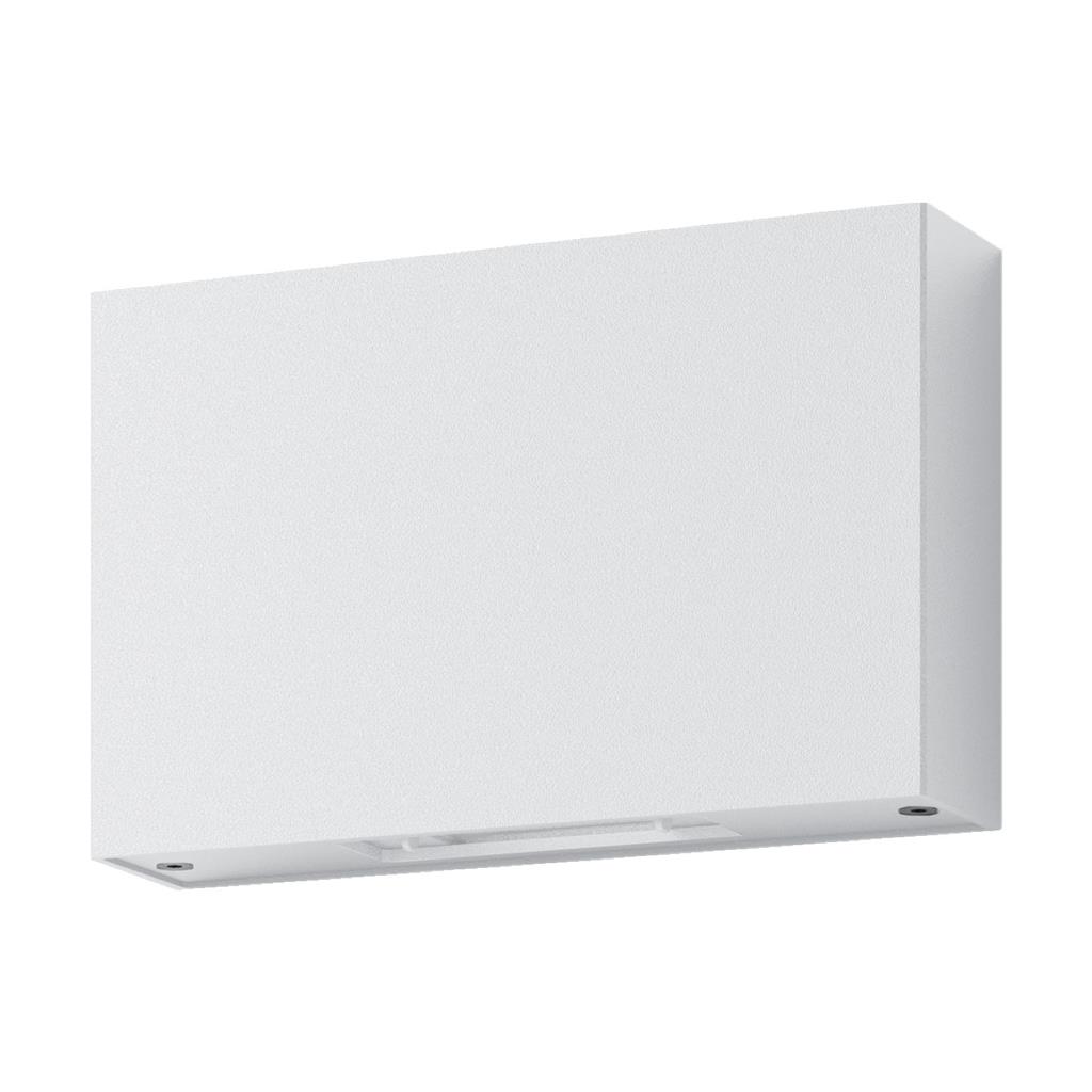 Sierra Square White Two Way Wall Lamp