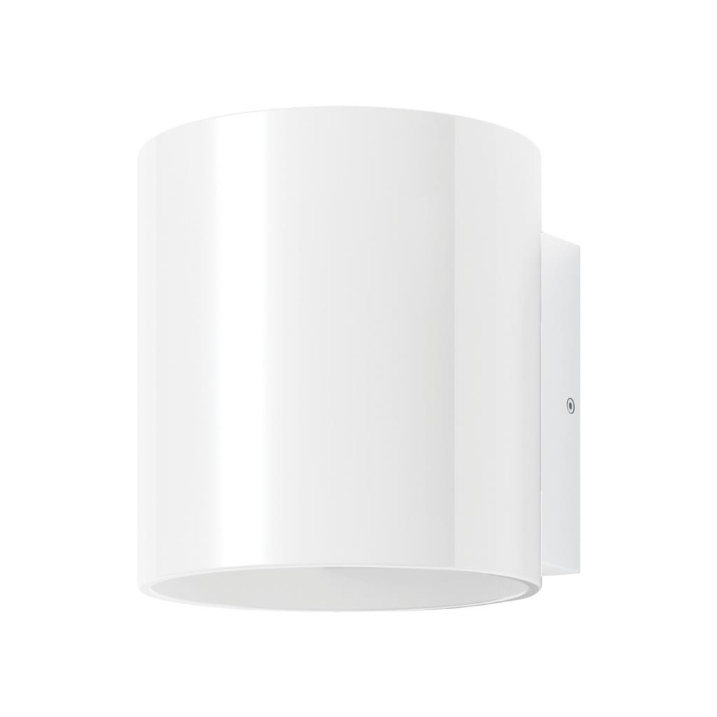Whisper Cylinder White Minimalist Wall Light