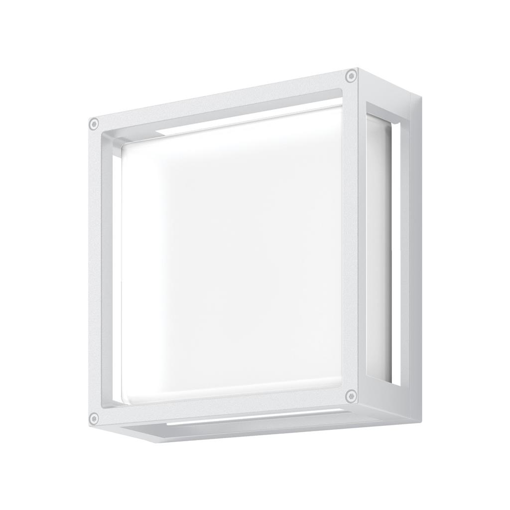 York White LED Square Wall Light