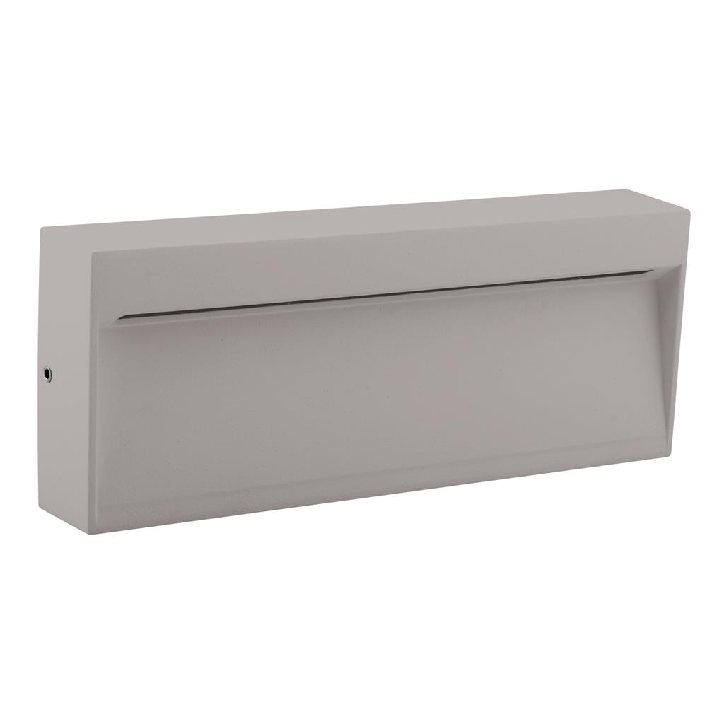 Zeke 8W Silver Rectangular Wall Light