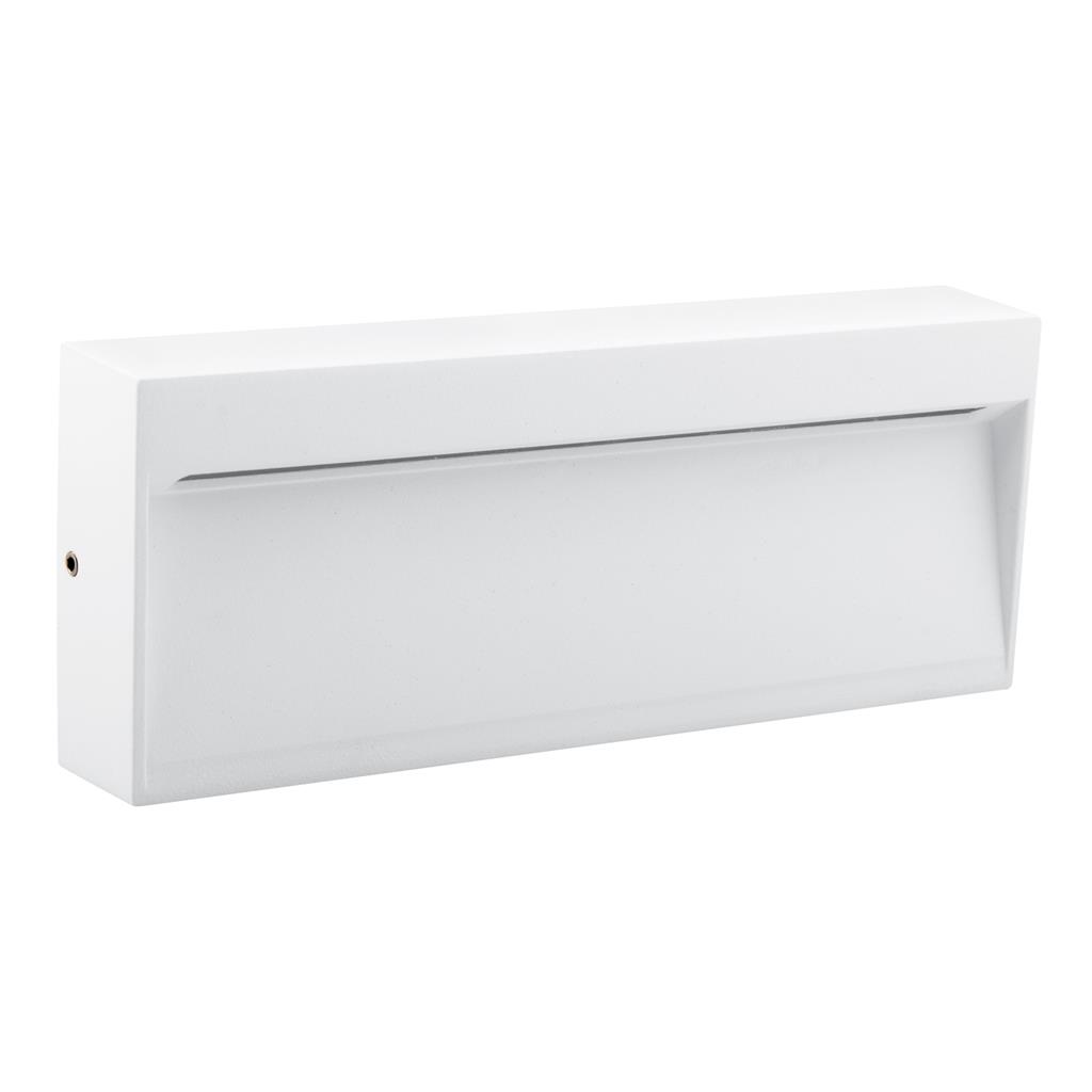 Zeke 8W White Rectangular Wall Light