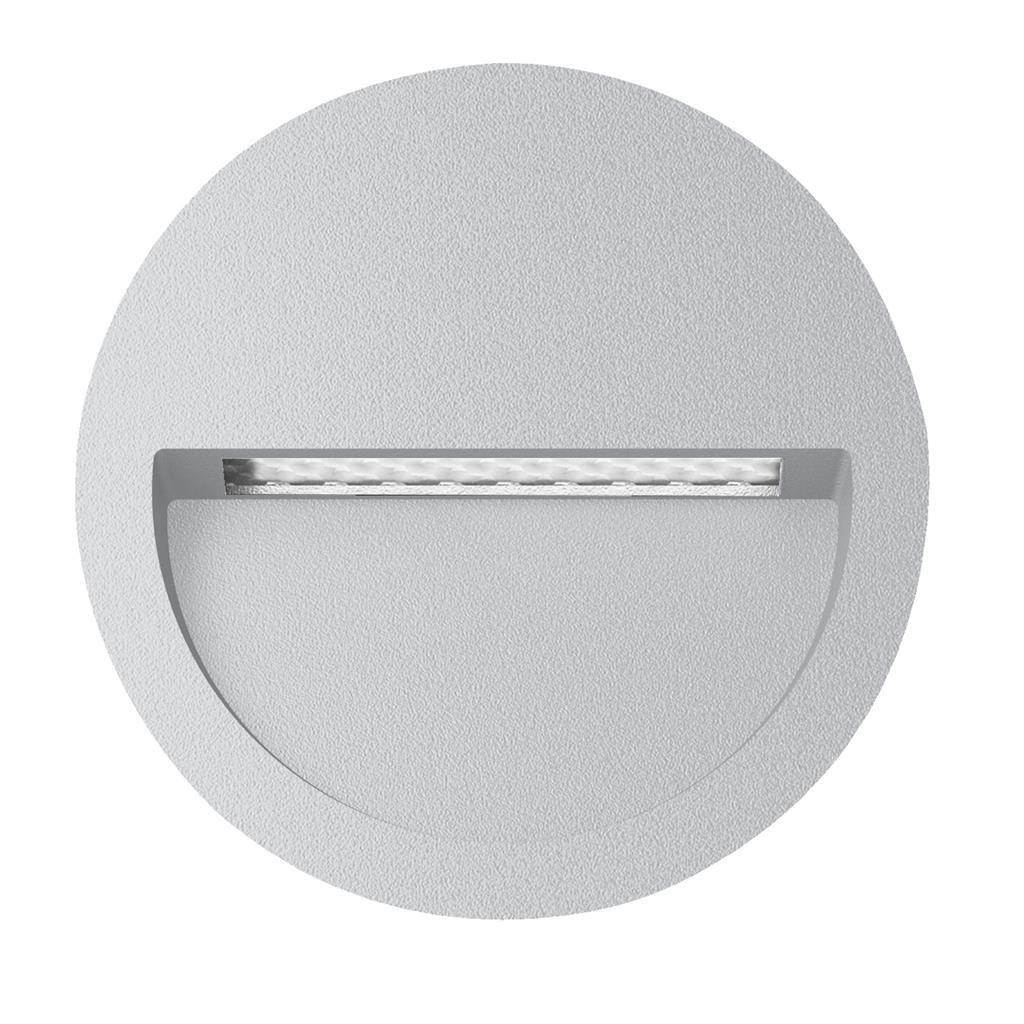 Zac Round Silver Pathway Light