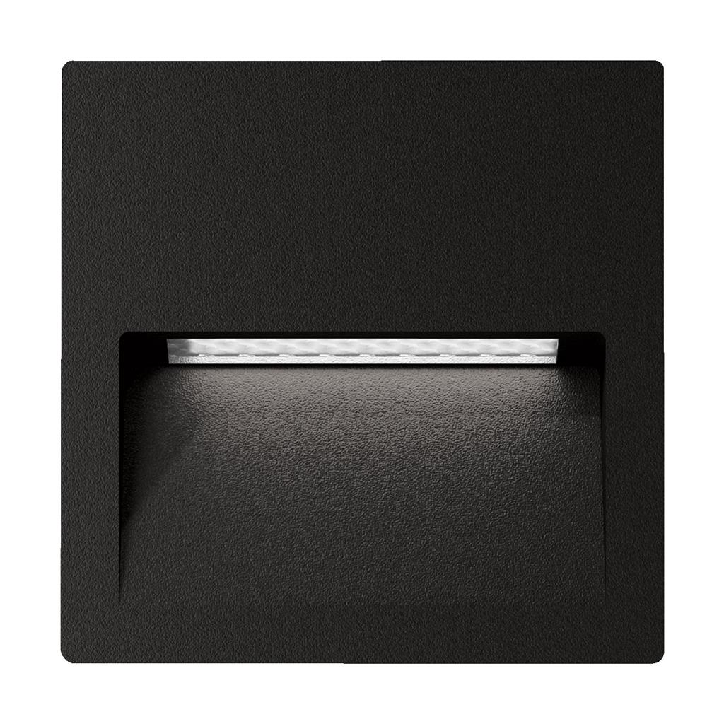 Zac Square Black Pathway Light