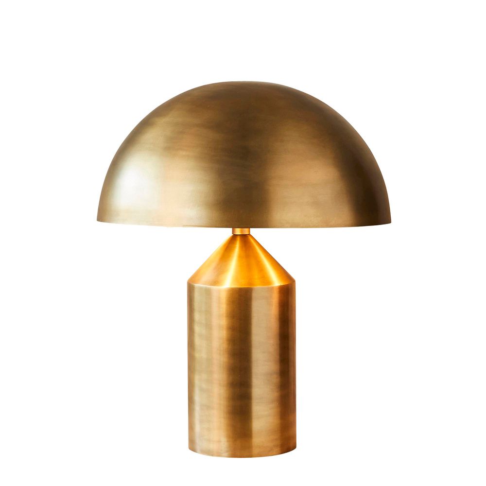 Ken Dome Shade Brass Table Lamp