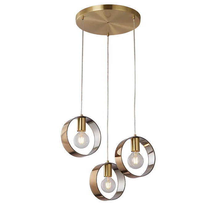 Nebula Trio Gold Pendant Light