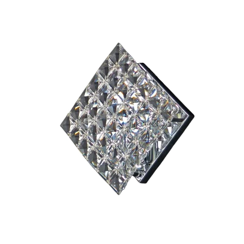 Raven Asfour Crystal Square Wall Light