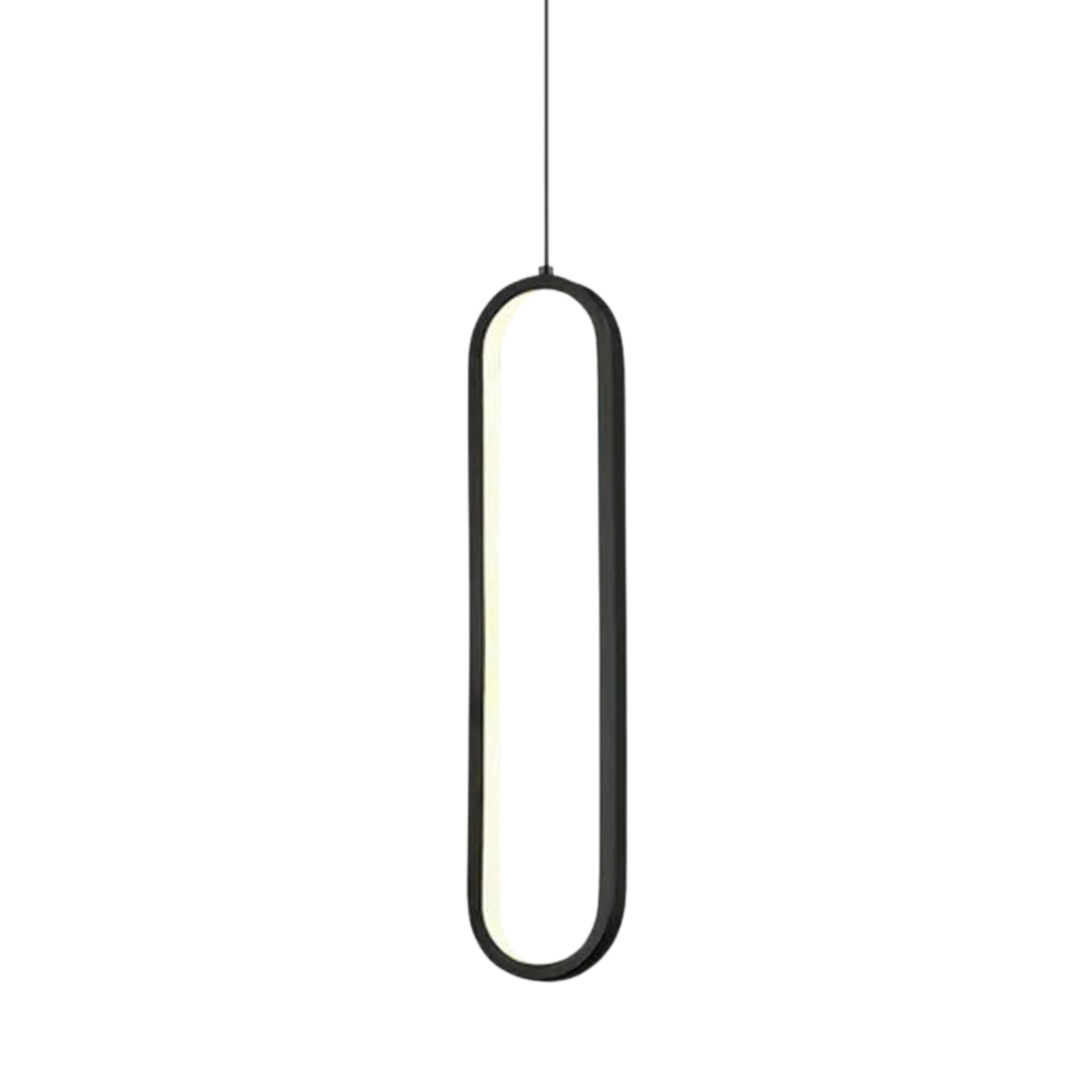 Oran Black Oval Pendant Light