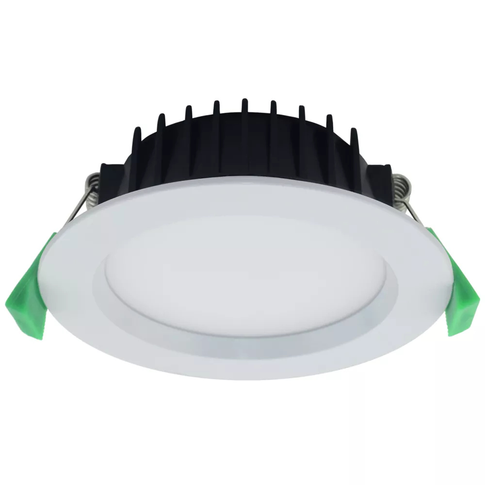 Titan II Matt White 10W Tricolour LED Downlight Kit