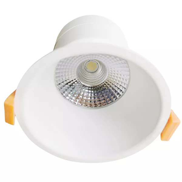 Class II Matt White 10W Tricolour LED Recessed Downlight