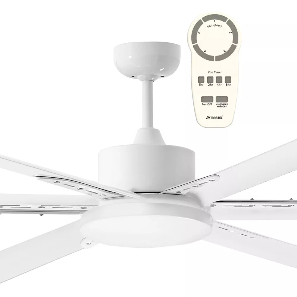 Albatross White DC Ceiling Fan With Remote