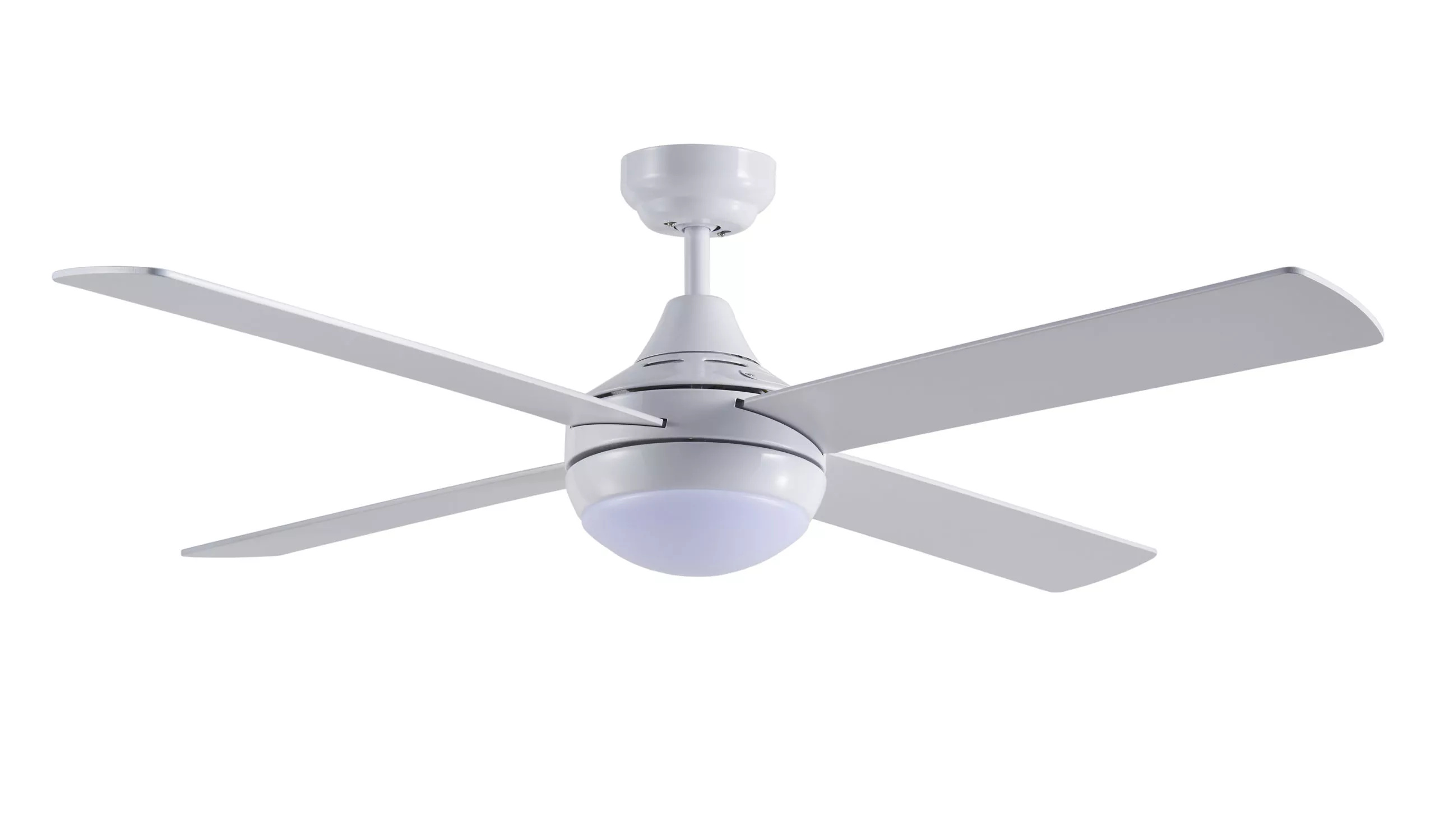 Four Seasons Link White AC Ceiling Fan with LED Light