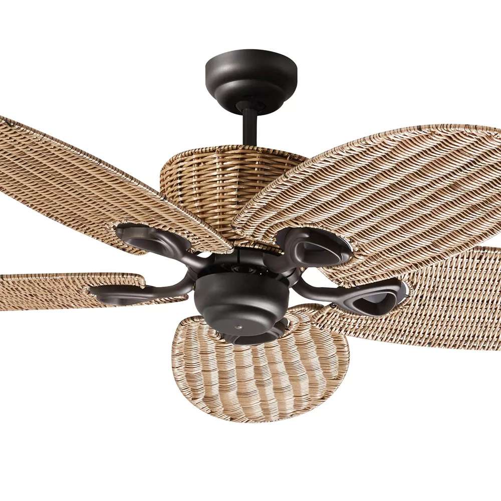 Hamilton Old Bronze 52" AC Ceiling Fan
