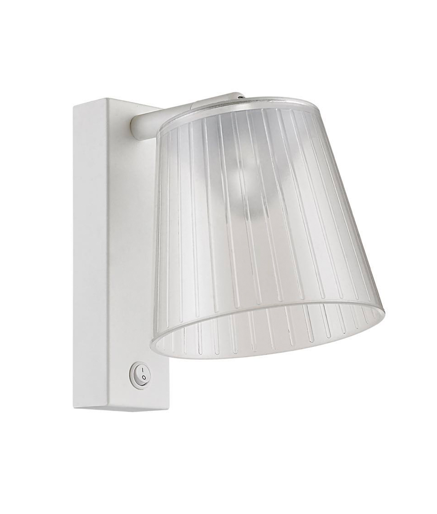 City Cone White Adjustable LED Wall Light
