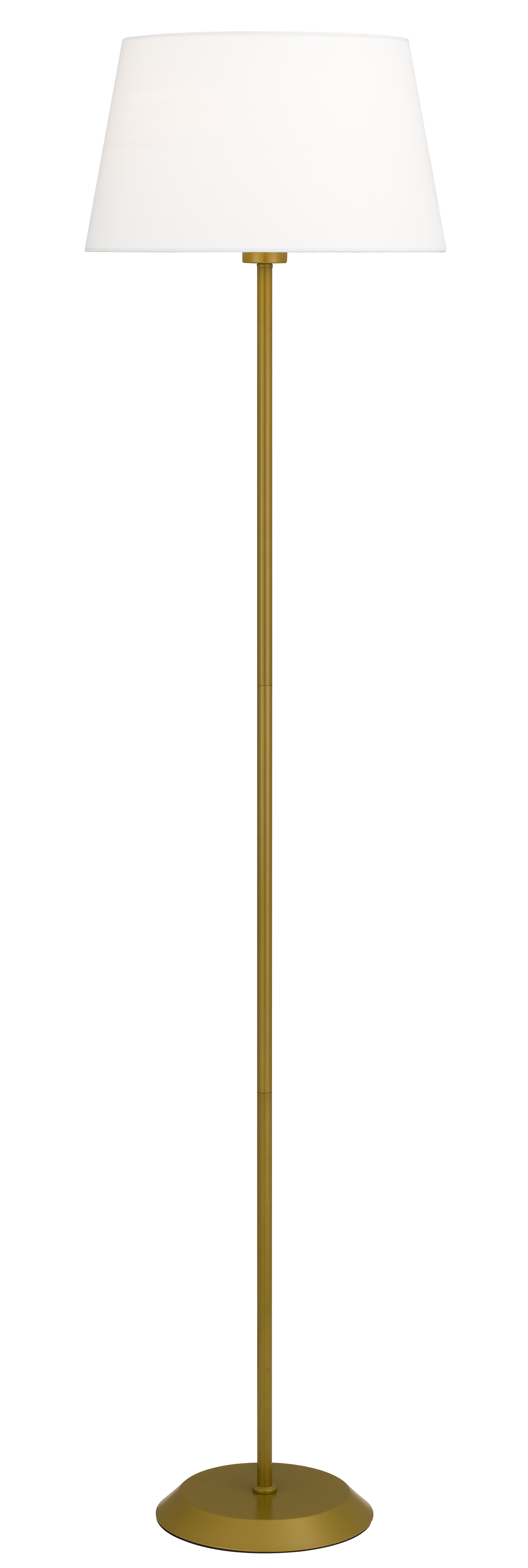 Jackson Ivory and Gold Minimalist Floor Lamp
