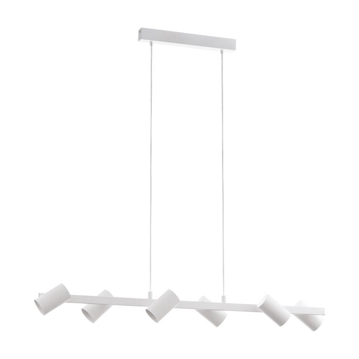 Gatuela White Linear Bar Spot Pendant Light