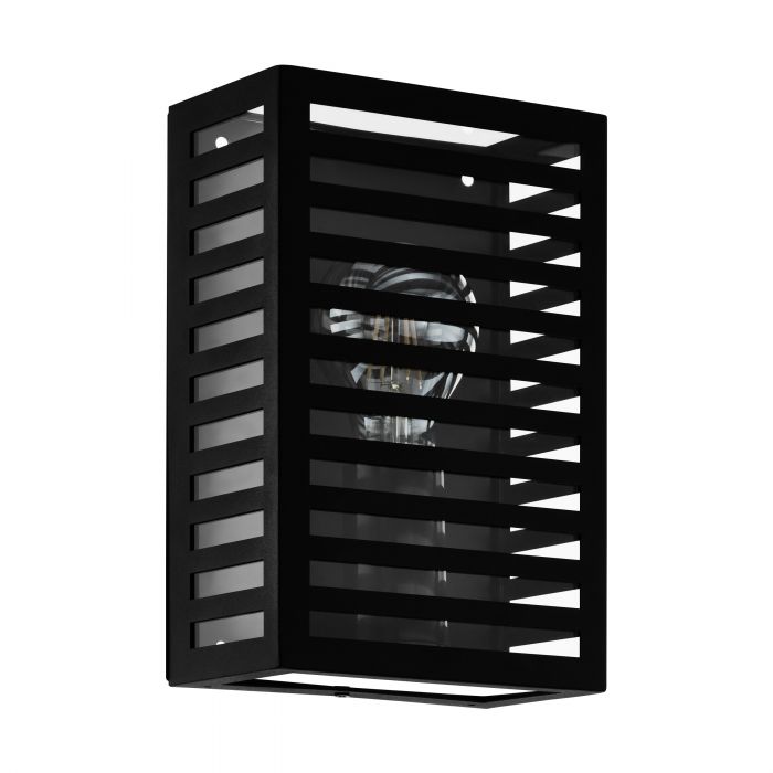 Alamonte 3 Exterior Black Fence Wall Light