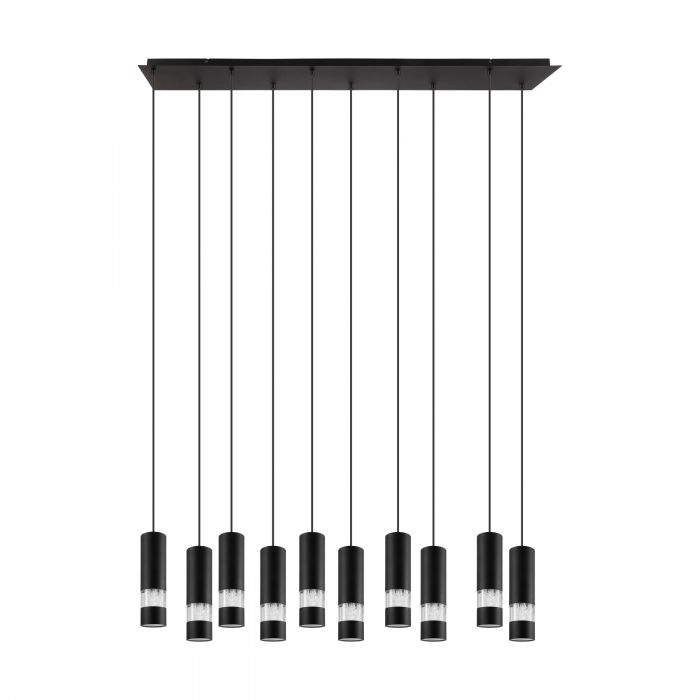 Bernabeta Black Linear LED Pendant Decalight