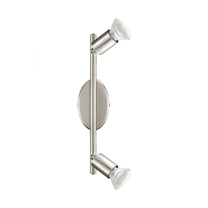 Buzz LED Satin Nickel Twin Spot Light