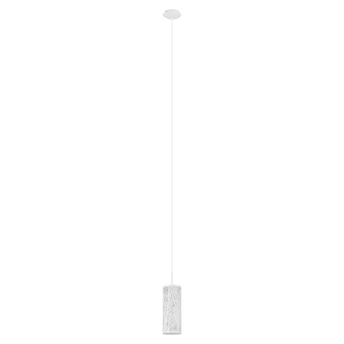Hambleton White Trees Decorative Cylindrical Pendant Light