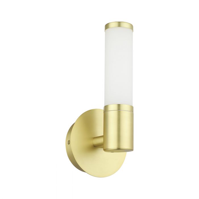 Palmera Brass Opal Up Wall Light
