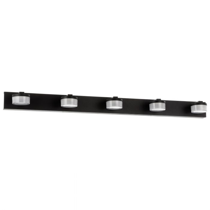Romendo Black Tricolour LED Linear Wall Light