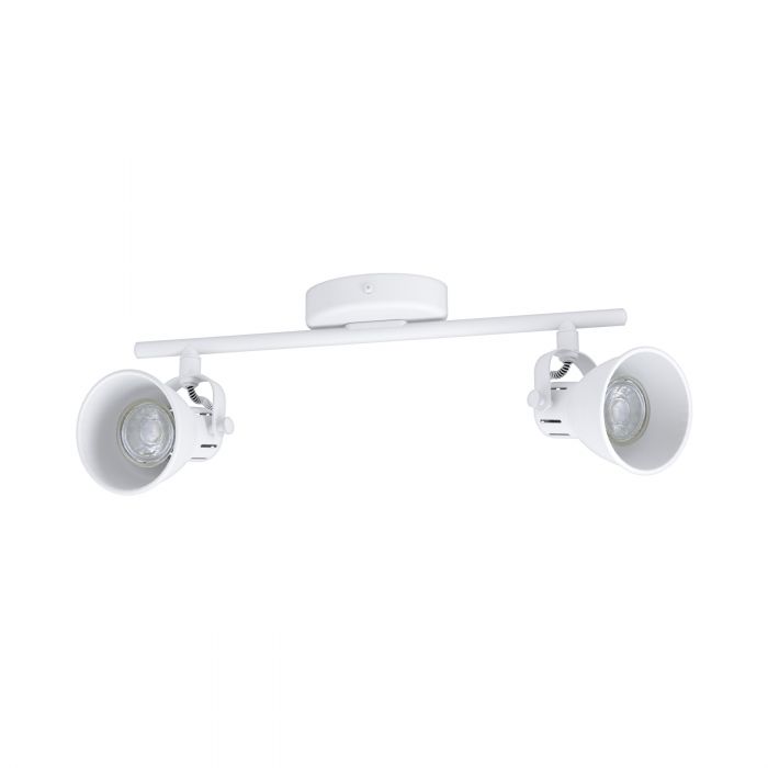 Seras 1 White Indoor Twin Spot Light