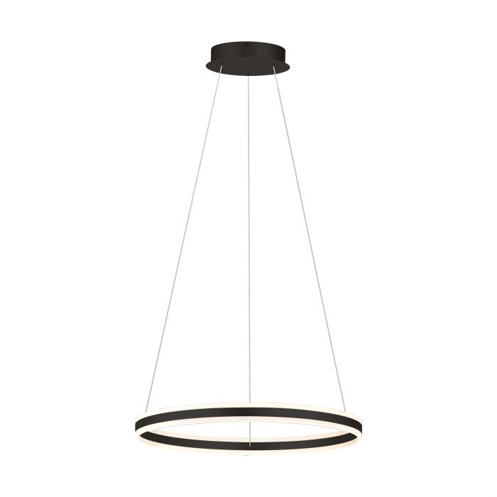 Tonarella Black Ring LED Pendant Light
