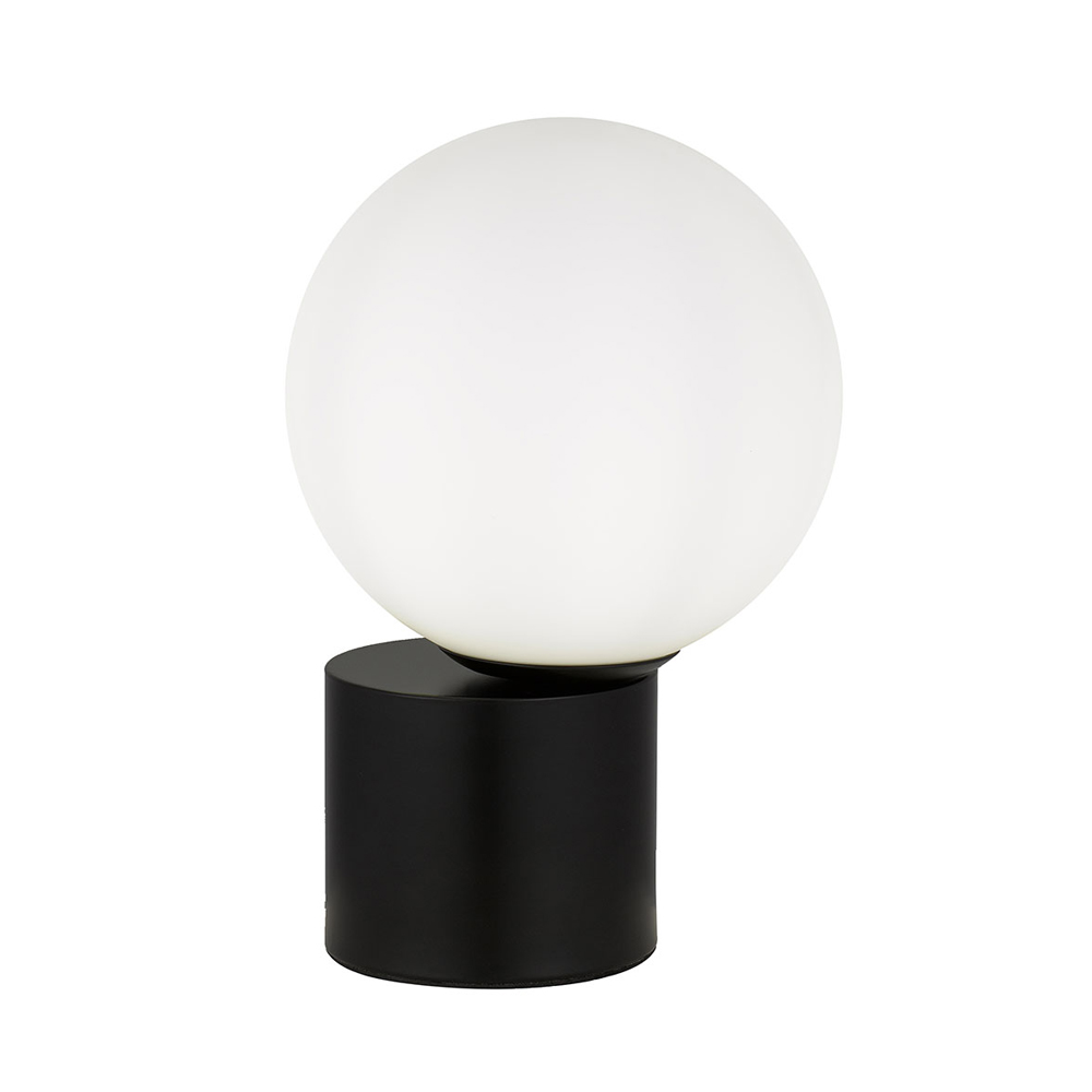 Northampton Black and Opal Glass Table Lamp