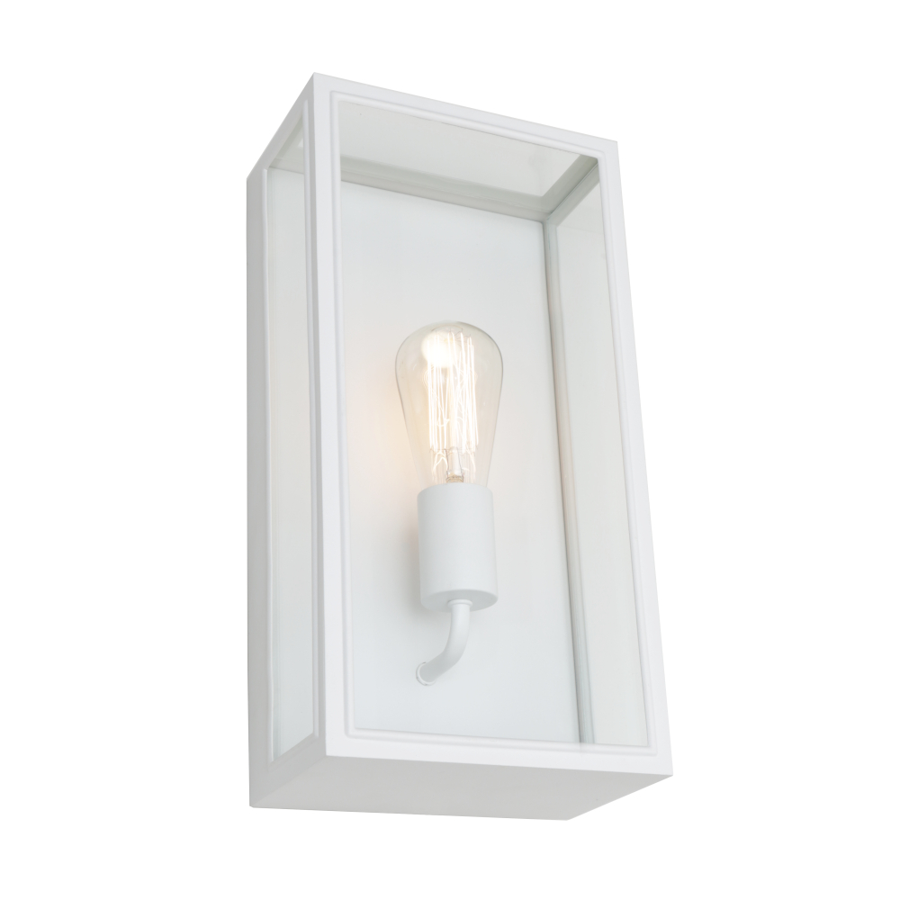 Chester White Exterior Wall Light