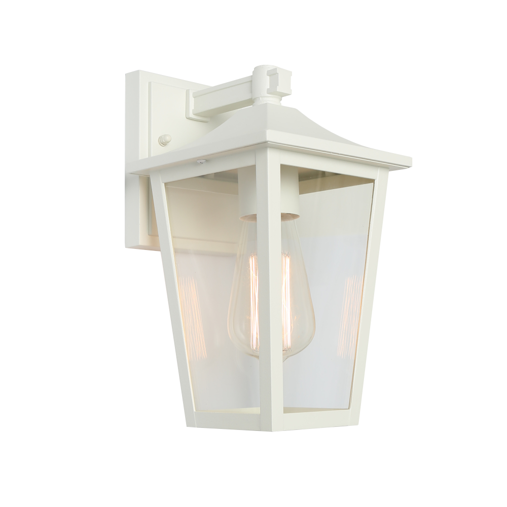 York White Exterior Wall Lamp