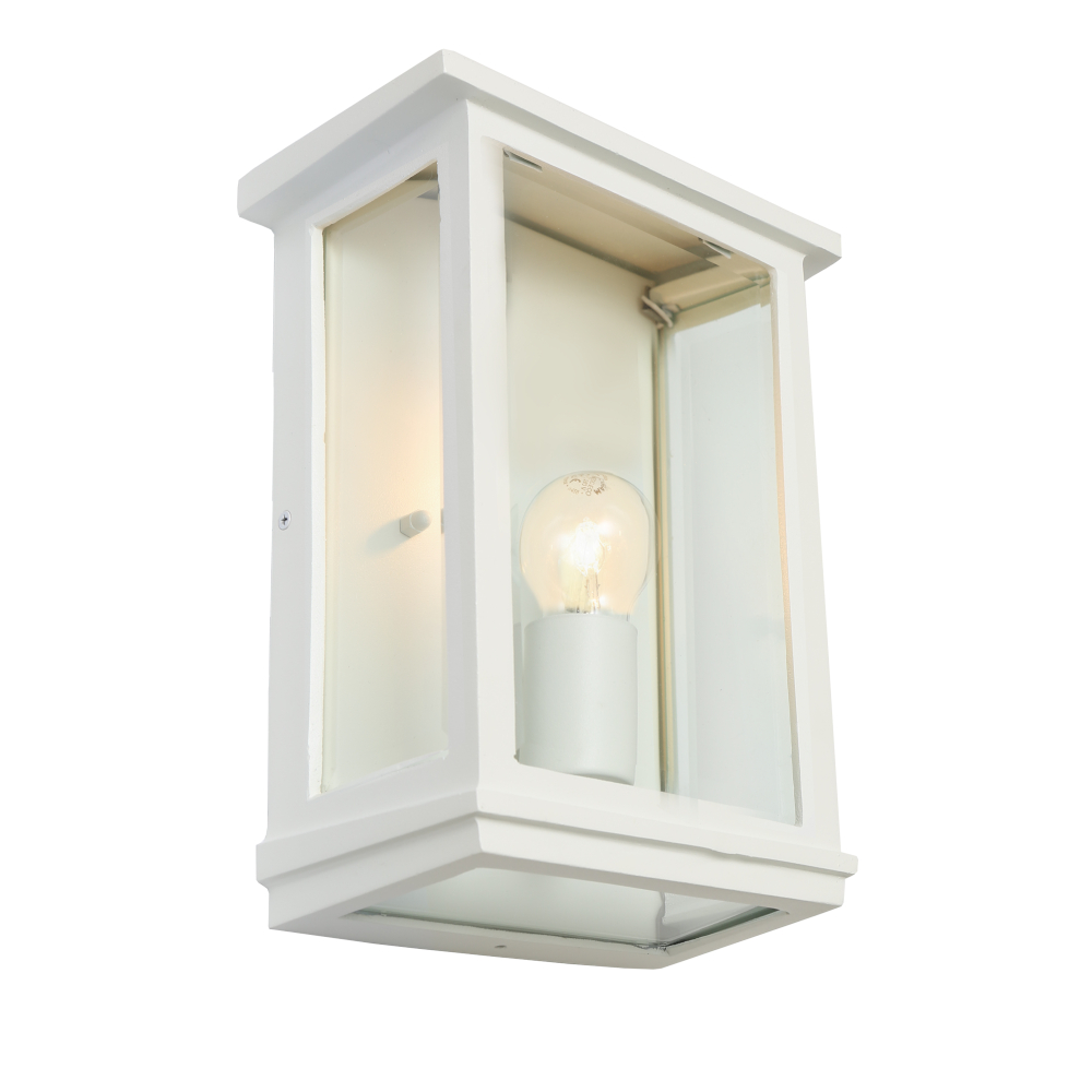 Madrid White Exterior Wall Light