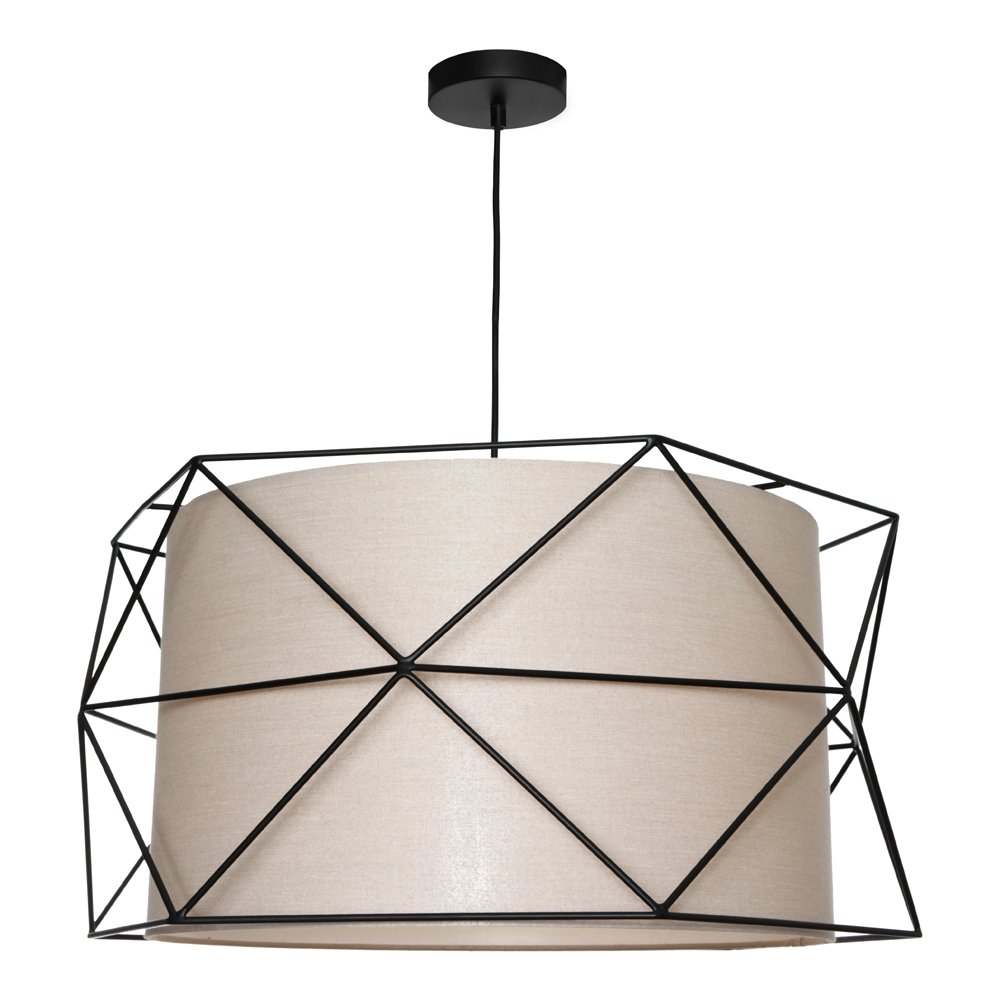 Barkley Fawn Shade Drum Pendant Light