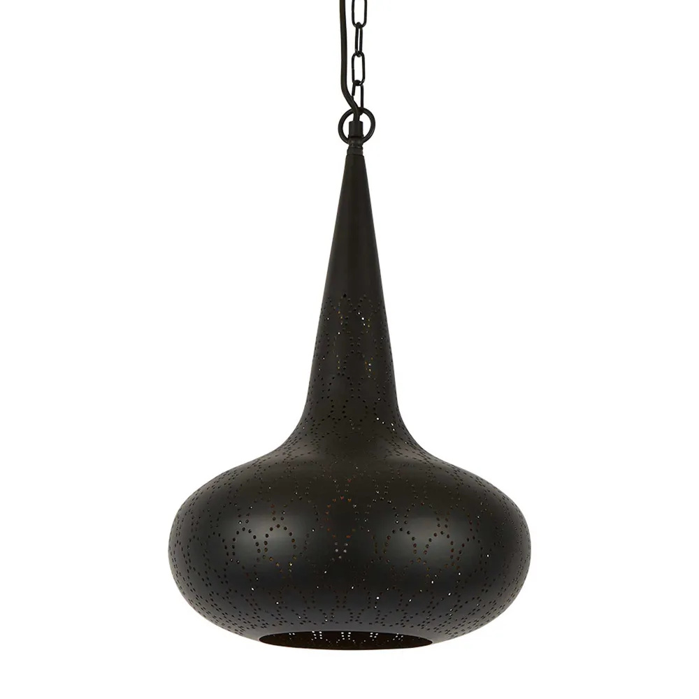 Conrad Black Perforated Pendant Light