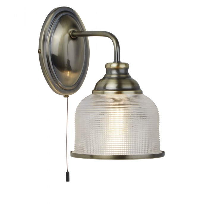 Edward Antique Brass Down Wall Light