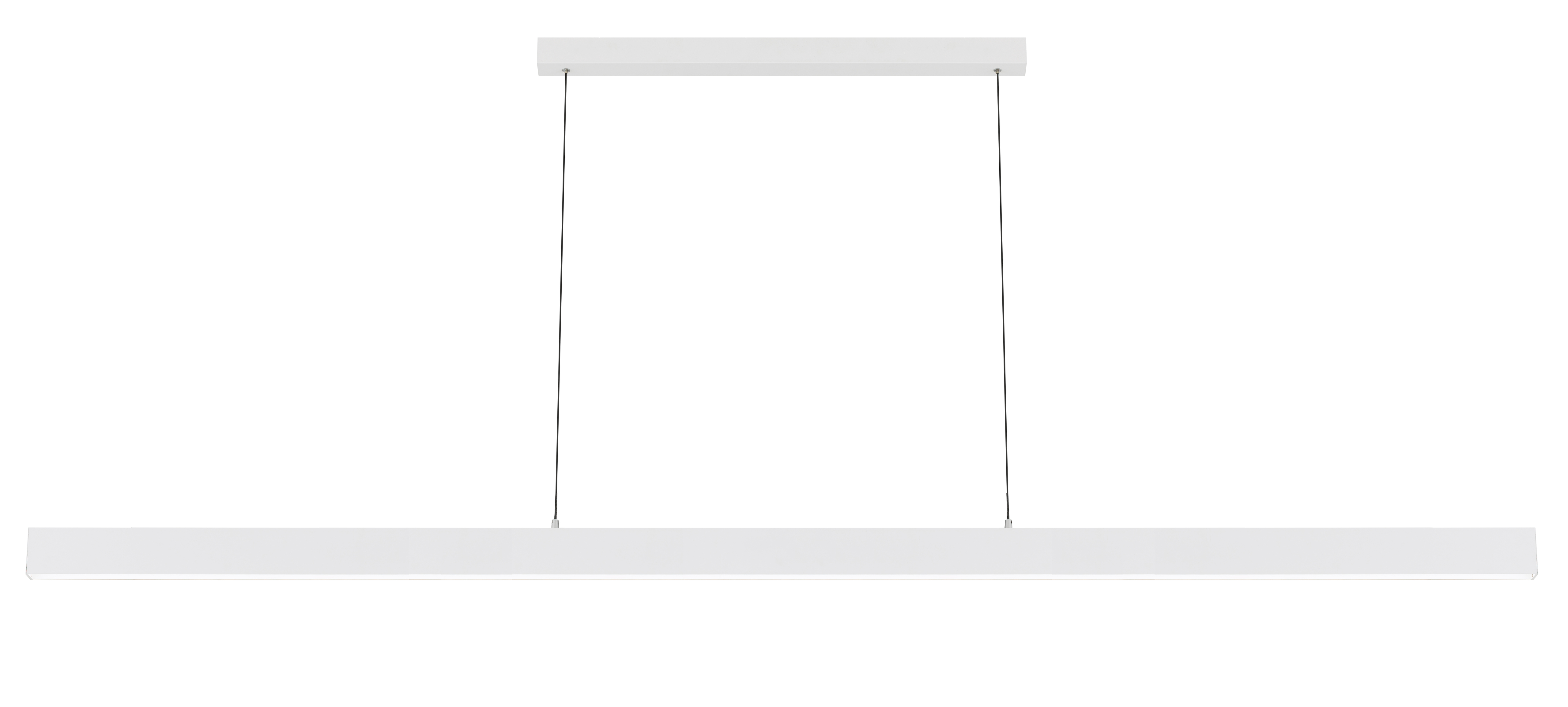 Java White Linear Bar Pendant Light
