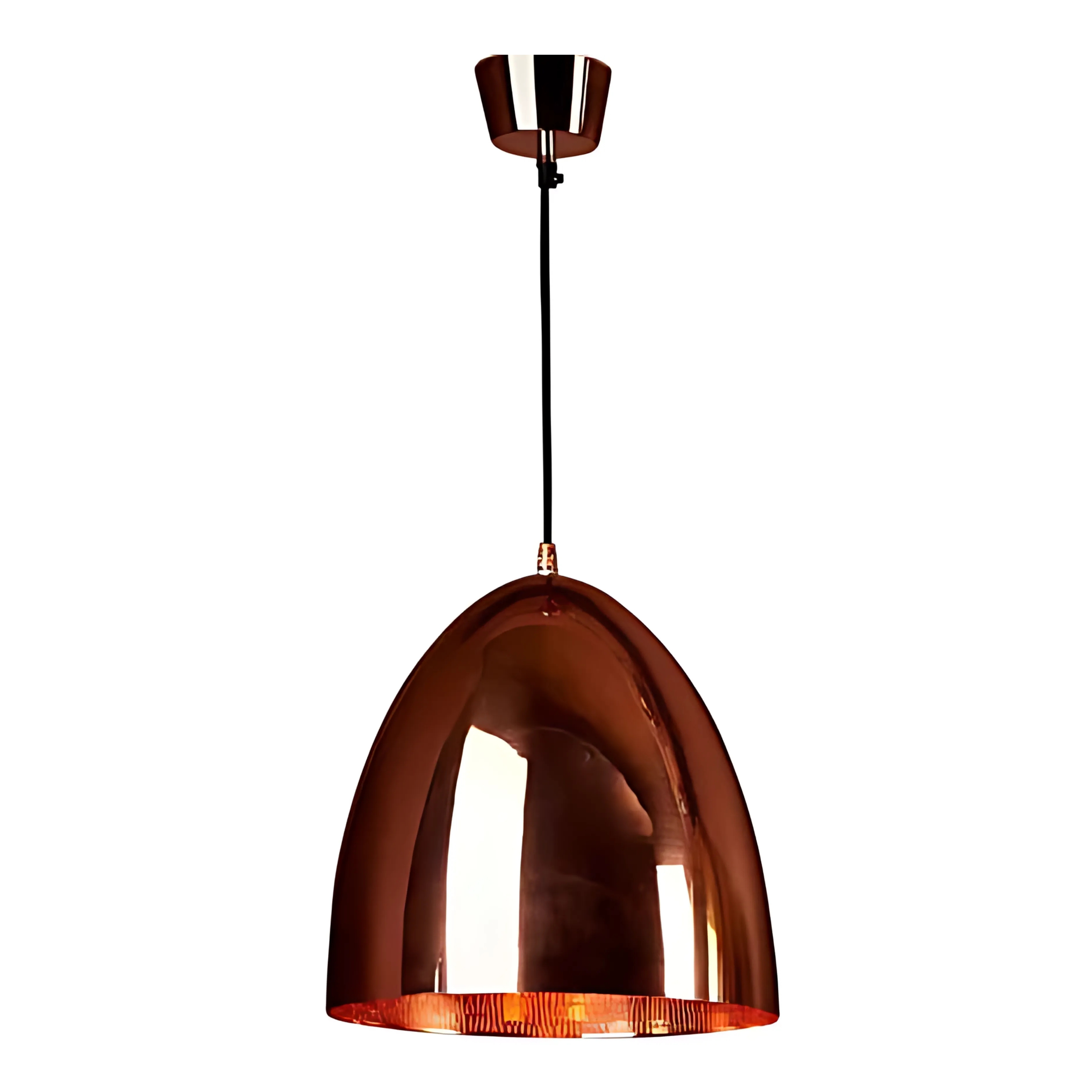 Egg Copper Pendant Light