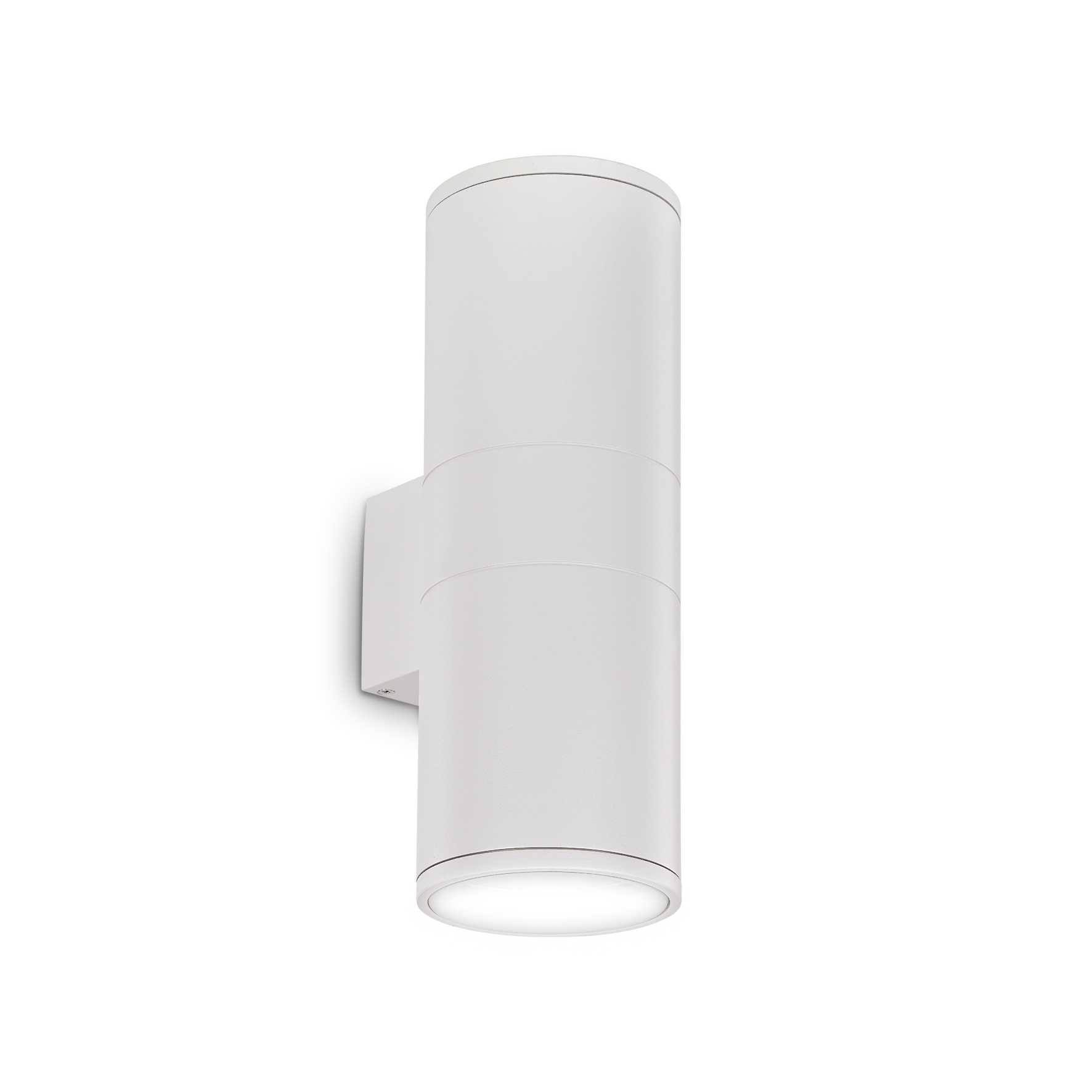 Gun White Up and Down Outdoor Wall Light