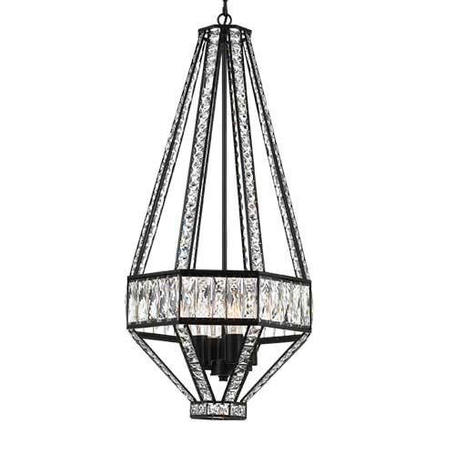 Zofio Tall Crystal Pendant Light