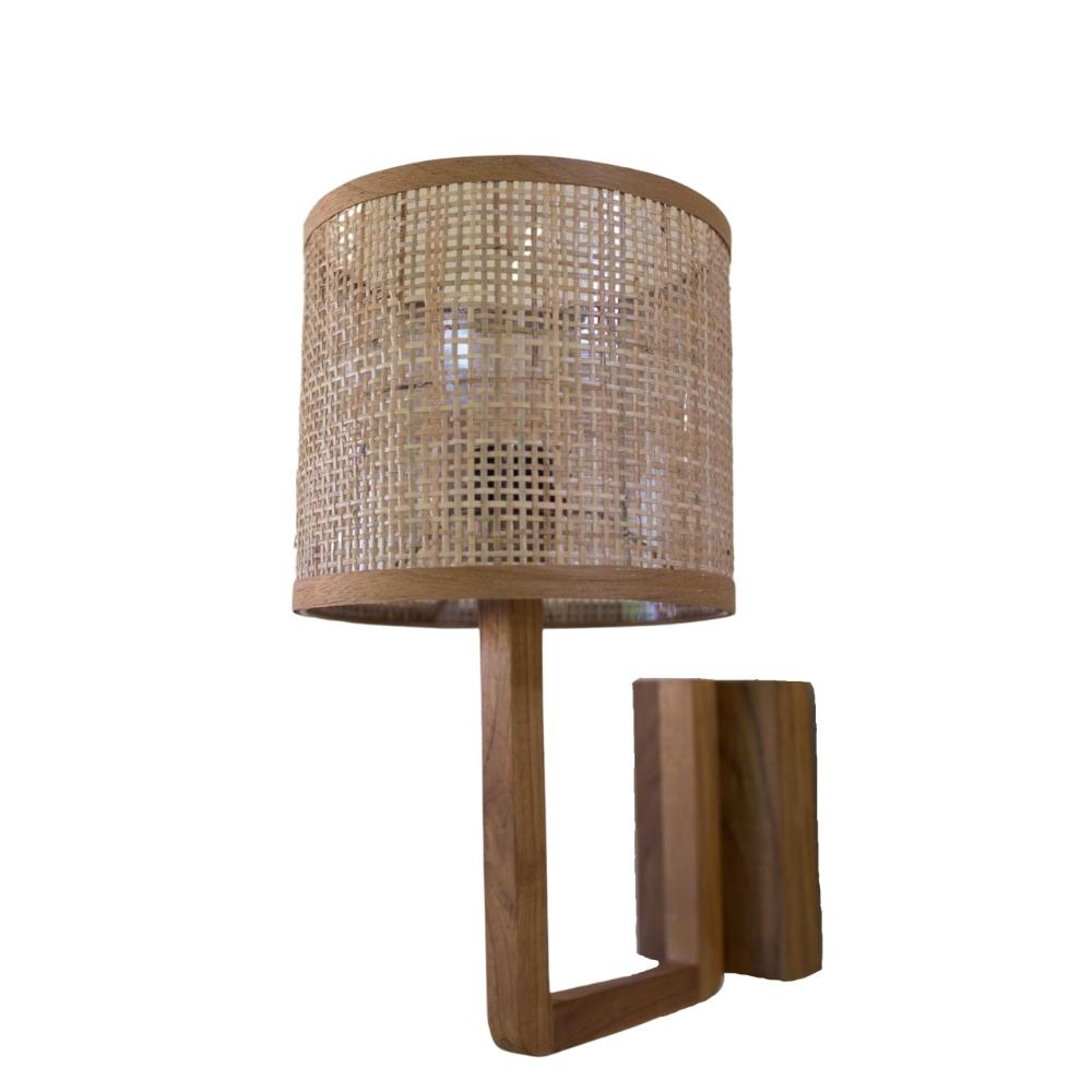 Cannes Natural Timber Wall Sconce