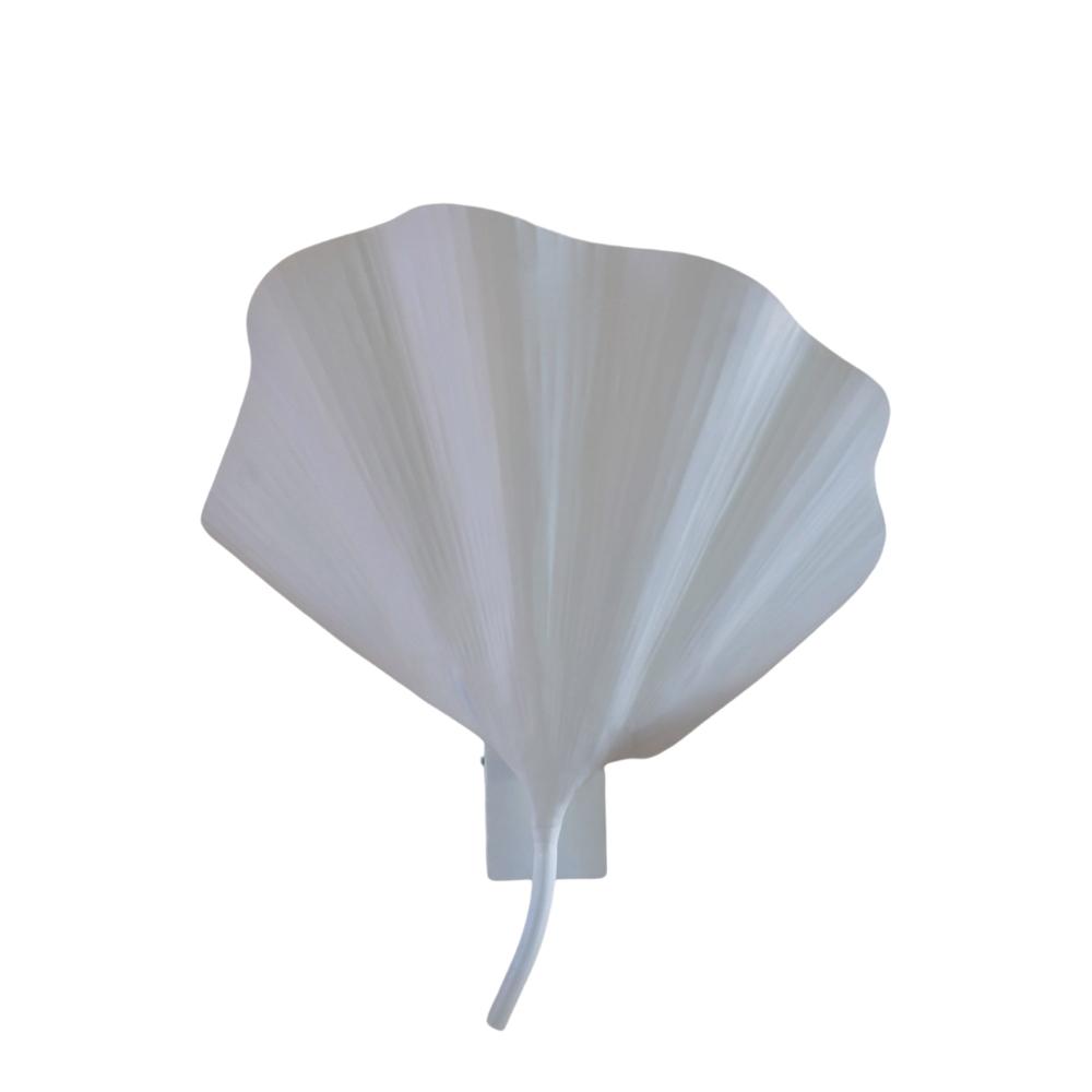 White Iron Gingko Leaf Decorative Wall Light