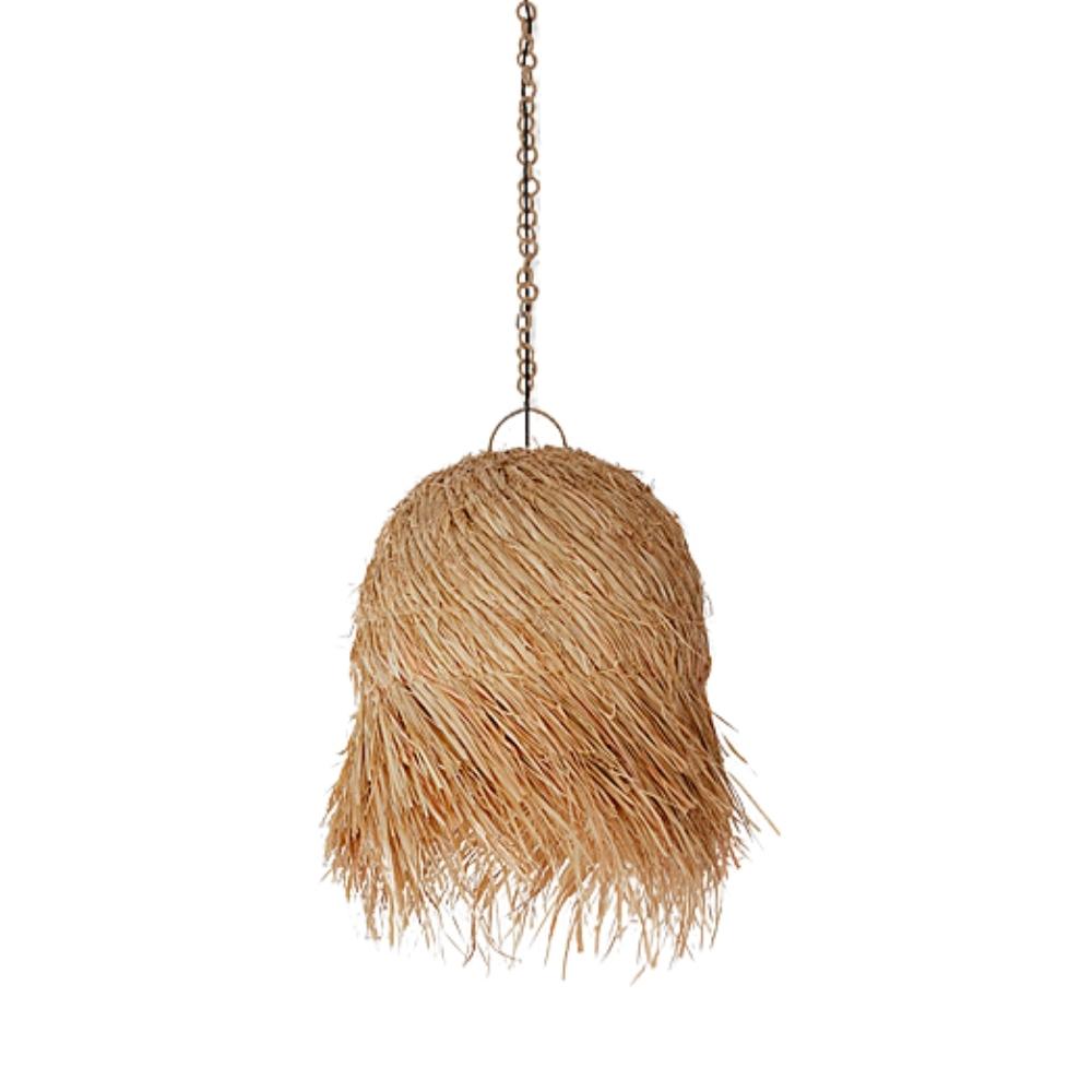 Kerala Natural Timber Woven Pendant Light