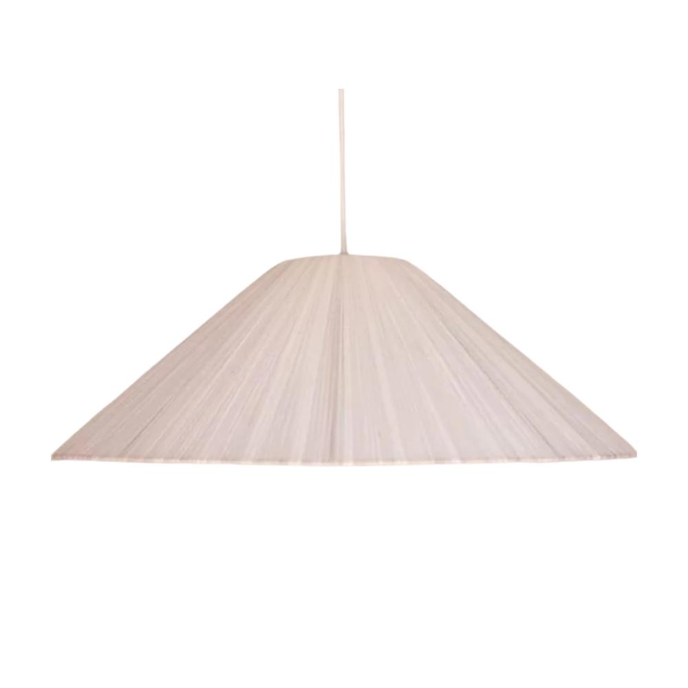 Sorrento Ivory Cotton Conical Pendant Light