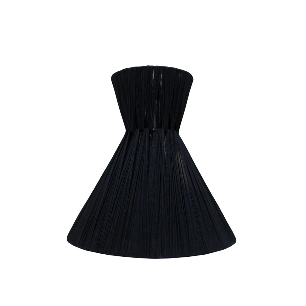 Tavira Black Cotton Wall Light