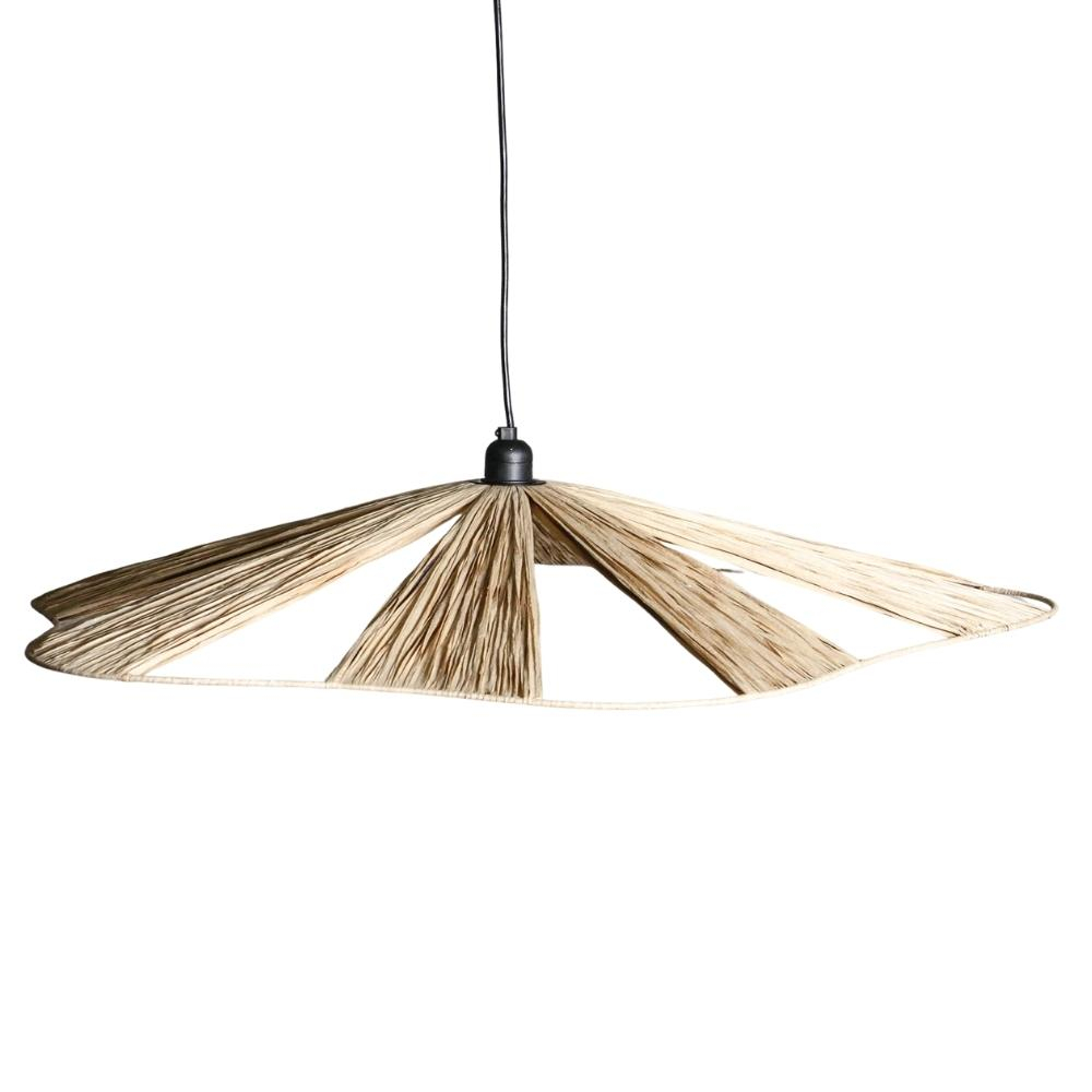 Aliyah Wide Raffia Pendant Light