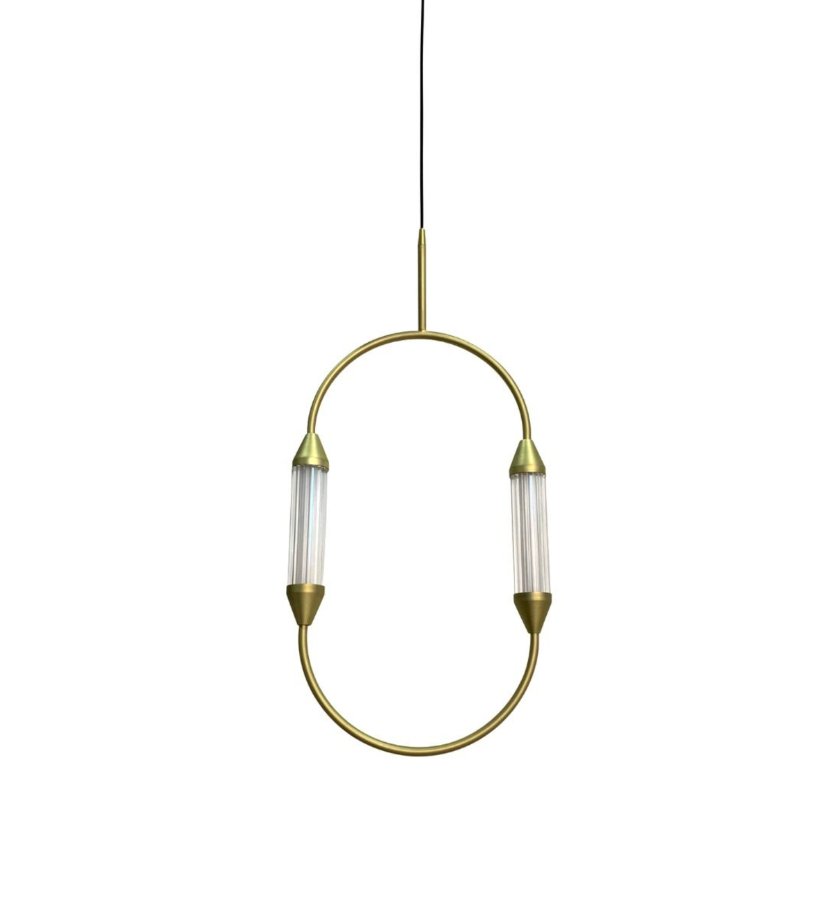 Golden Loop Acrylic LED Pendant Light