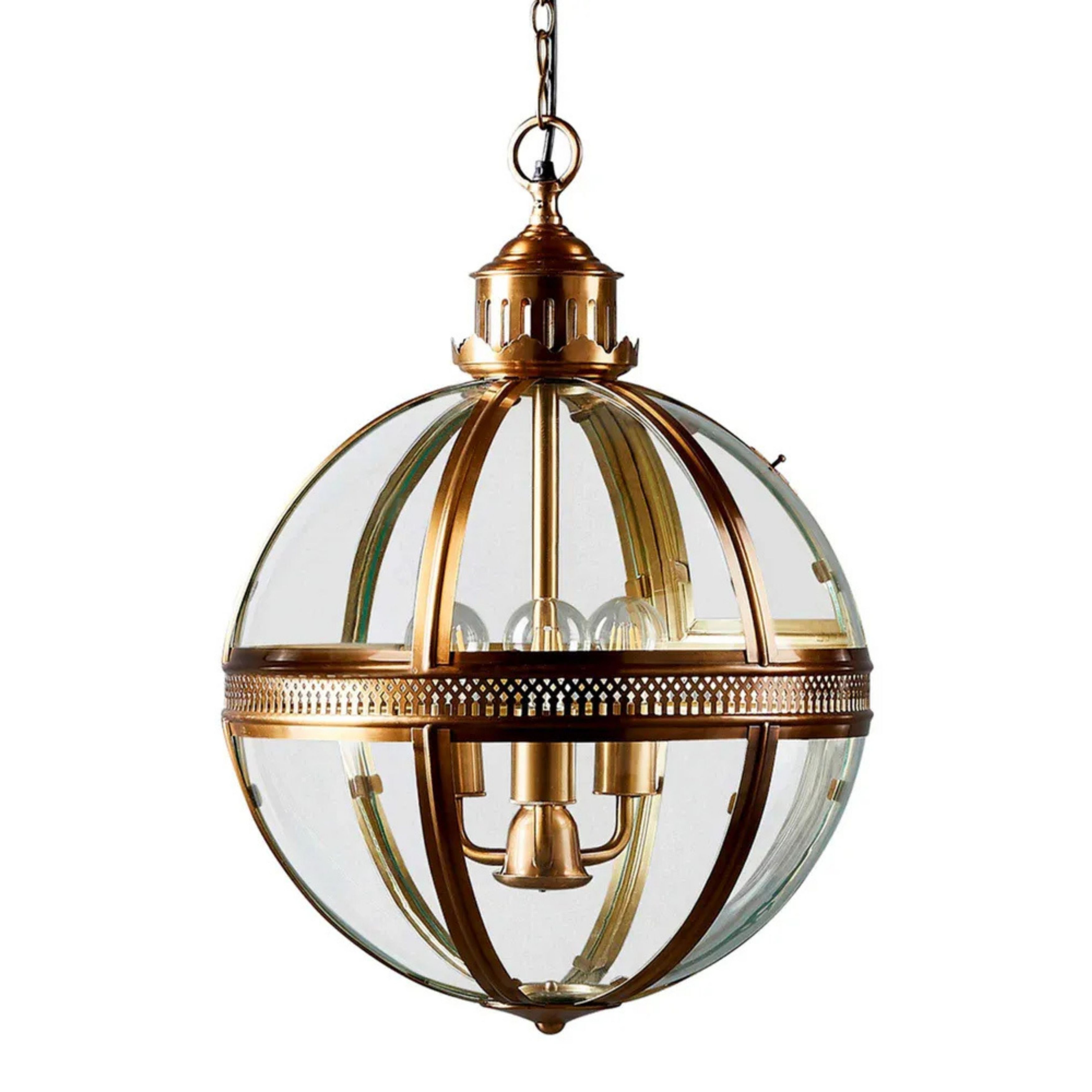 Saxon Brass Pendant Lamp